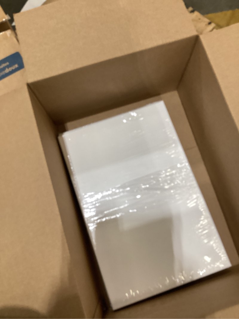 Condition photo showing New/Like New for patikil stretched canvas, 4 pcs 18" x 12" rectangle canvas for painting blank primed canvas cotton canvas panels for acrylics oil watercolor paints, white 18" x 12" 4