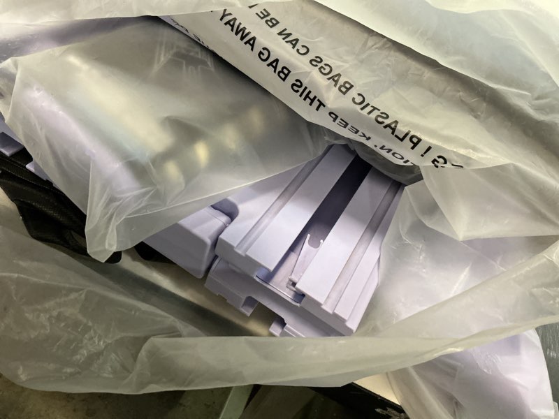 Condition photo showing As Is for Pilates Board – Foldable Pilates Reformer with Resistance Bands, Bar & Travel Bag – Full-Body Strength & Ab Training Equipment for Women & Men, 15 in 1 Purple Pro