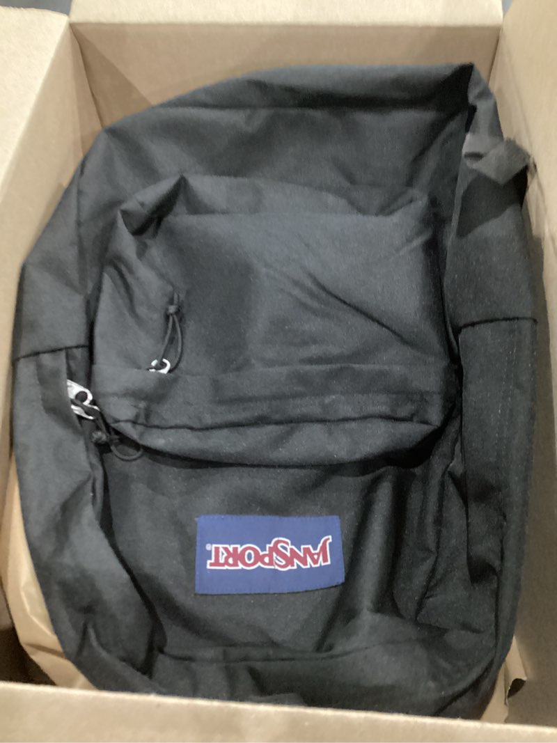 Condition photo showing Good Condition for JanSport SuperBreak One Backpacks - Durable, Lightweight Bookbag with 1 Main Compartment, Front Utility Pocket with Built-in Organizer - Premium Backpack, Black Black One Size