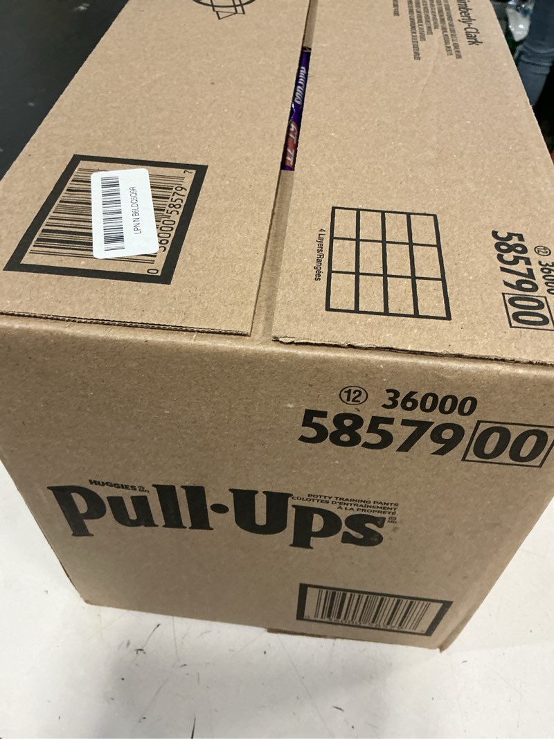 Condition photo showing New/Like New for pull-ups boys' potty training pants, size 6t-7t training underwear (55-75 lbs), 72 count