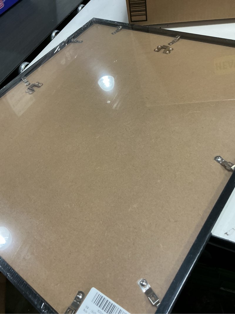 Condition photo showing Good Condition for hukonhep 3.5x5 black picture frames, photos frame with plexiglass, wall gallery photo frames, horizontal and vertical for wall mounting and tabletop, home office decoration 3.5"x5"
