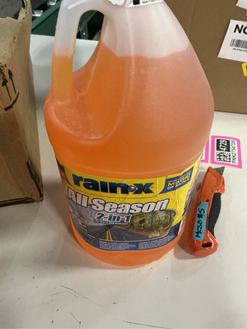 Condition photo showing New/Like New for Rain-X All Season -25°F 2-in-1 De-Icer & Bug Remover Windshield Washer Fluid - 1 Gallon 1 Pack