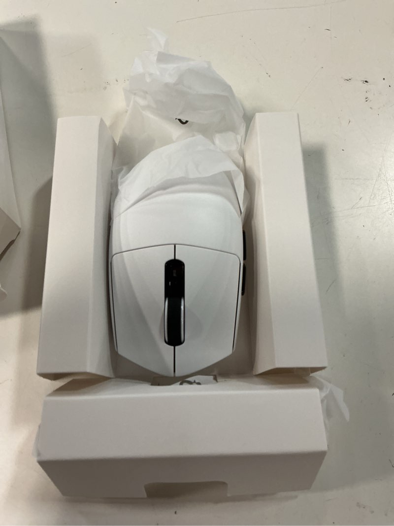 Condition photo showing Good Condition for mambasnake attack shark g3 ultralight 59g wireless gaming mouse-white | tri mode wired/2.4ghz/bt,25000 dpi,1000 polling,pixart paw3311 sensor,500mah long battery,programmable driver for pc gamer white mouse