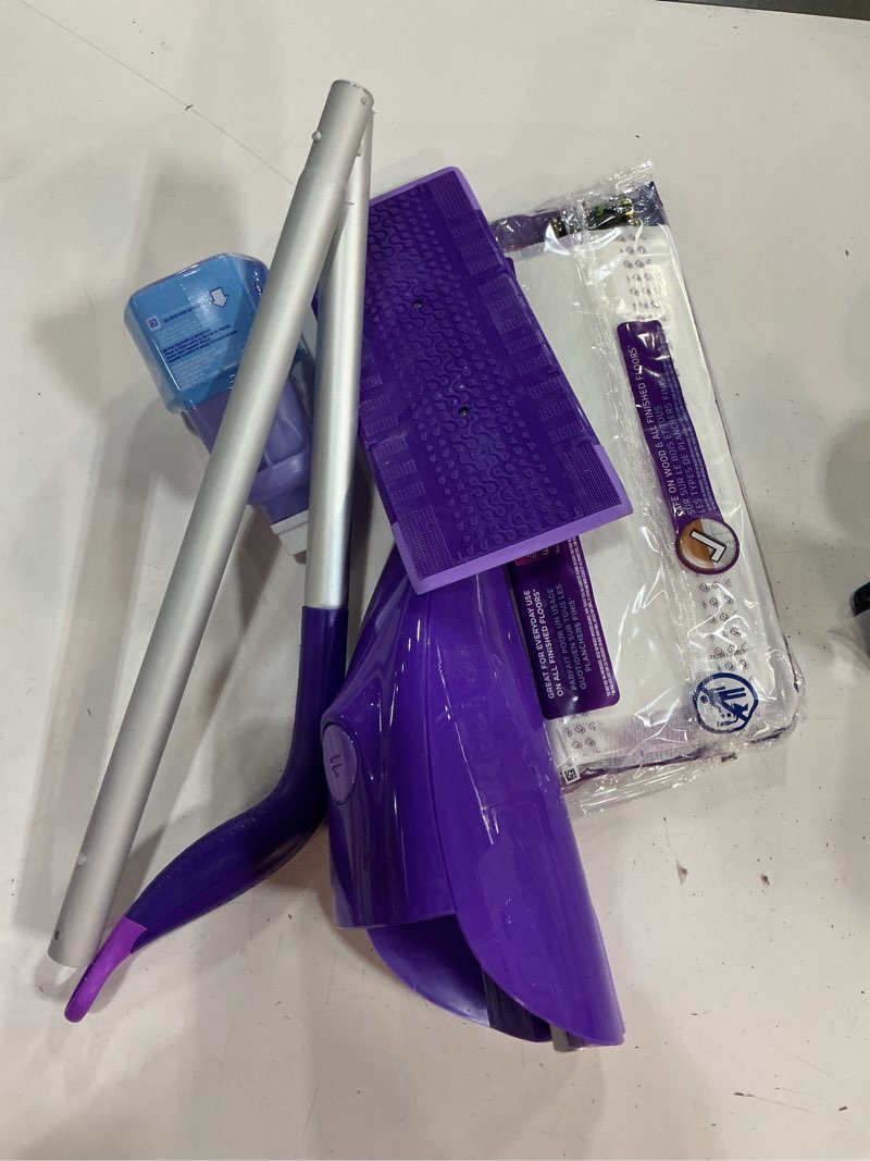 Condition photo showing Good Condition for swiffer wetjet 11 in. w wet mop kit