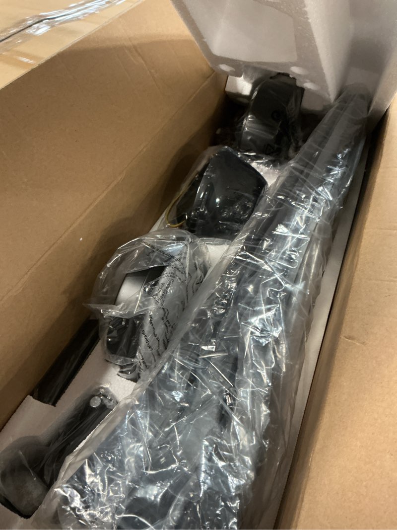 Condition photo showing Good Condition for Black Ceiling Fan with Light: 42-Inch Ceiling Fan 3 Blades Low Profile Outdoor - Modern Ceiling Fans with Remote APP Control Quiet Reversible DC Motor for Patio Living Room Black 01 42 Inch