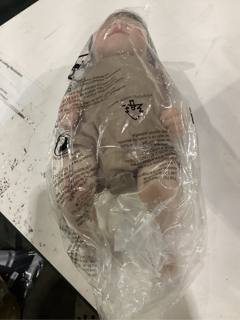 Condition photo showing New/Like New for lifelike reborn baby dolls silicone full body 18 inch washable soft silicone sleeping baby dolls boy realistic real life baby doll newborn reborn doll toys accessories for kids 3+ girls gift