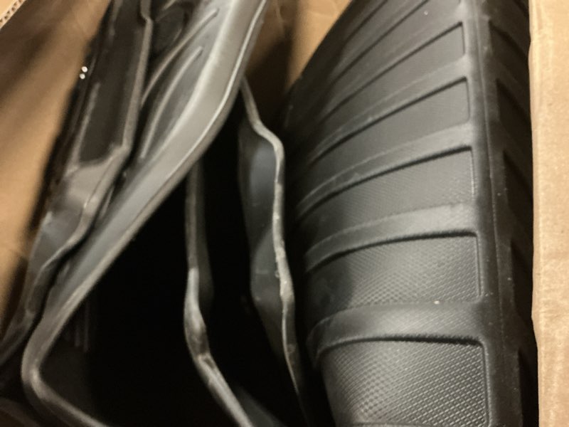 Condition photo showing Good Condition for ginowy-floor mats & cargo liner for 2022-2026 bmw ix xdrive 45/50/60?m60?m70, include 1st+2nd+cargo mat, all weather car floor mat custom fit for bmw ix accessories mats floor liners trunk mat 6) floor mats for bmw ix (2022-2026)
