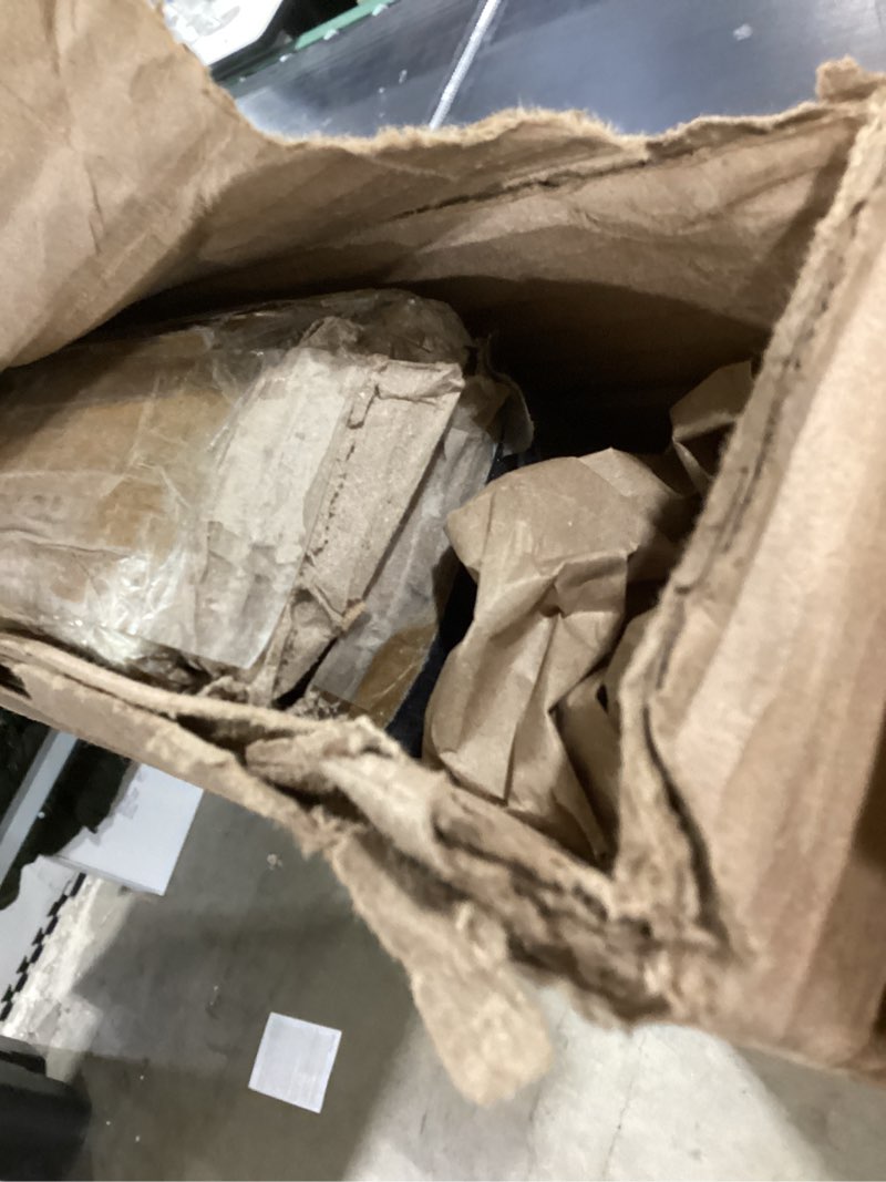 Condition photo showing Good Condition for 2-Tier Washer Dryer Countertop with 2.85" H Edge Rails, 54" Width x 27.5" Wooden Depth Washer Dryer Topper, Laundry Countertop Over Washer and Dryer for Laundry Room Organization and Storage (Brown)