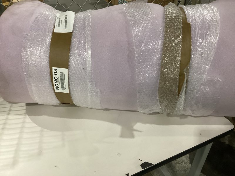 Condition photo showing As Is for Best Price Mattress 4 Inch Egg Crate Memory Foam Mattress Topper with Soothing Lavender Infusion, CertiPUR-US Certified, Dorm Essentials, Queen Queen 4 Inch Egg Crate