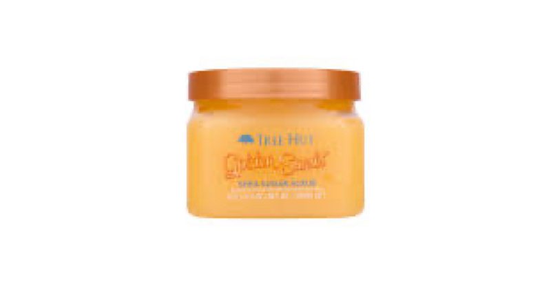 Tree Hut Golden Sands Shea Sugar Scrub, Exfoliating, Hydrating & Moisturizing Body Scrub with Shea Butter & Nourishing Essential Oils, Smooth & Soften Skin, 18 oz