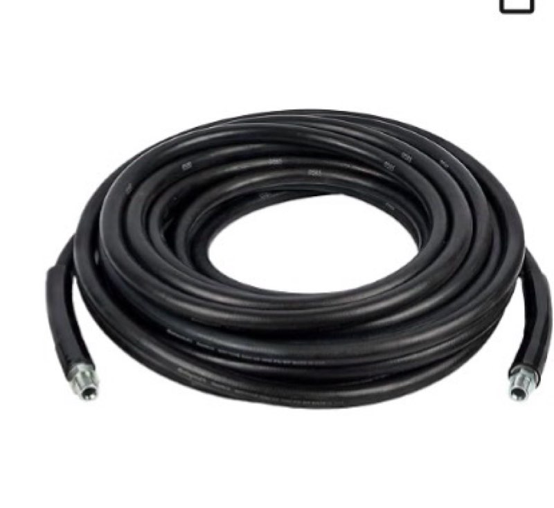 Continental Neptune Pressure Washer Hose Black 3/8in Inside Diameter x 100ft Length 3000 PSI Working