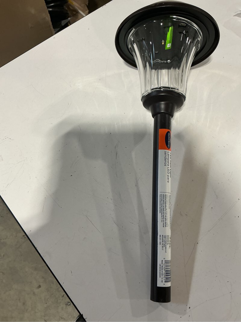 Condition photo showing Good Condition for harbor breeze 15 -lumens 0.15 -watt oil-rubbed bronze solar led outdoor path light ( 3000-k )