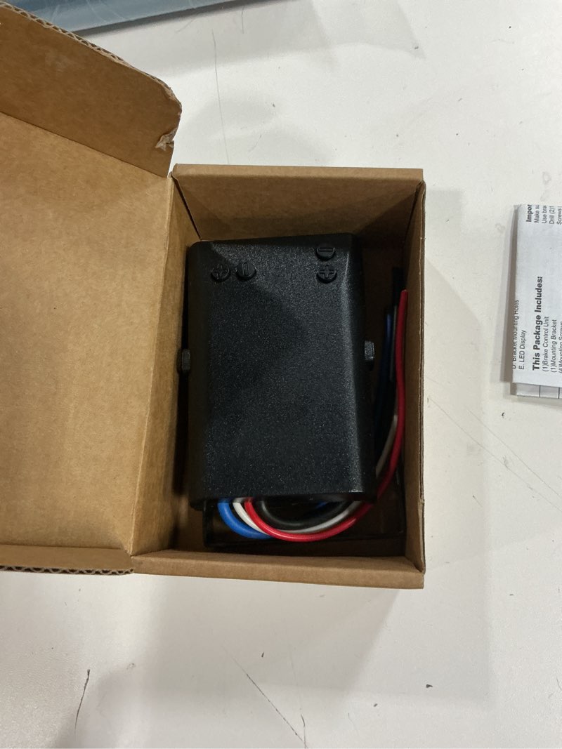Condition photo showing Good Condition for towpower 8507111 time-delayed electric trailer brake controller,brakeman iv digital brake control, control for 1 to 4 axle trailers