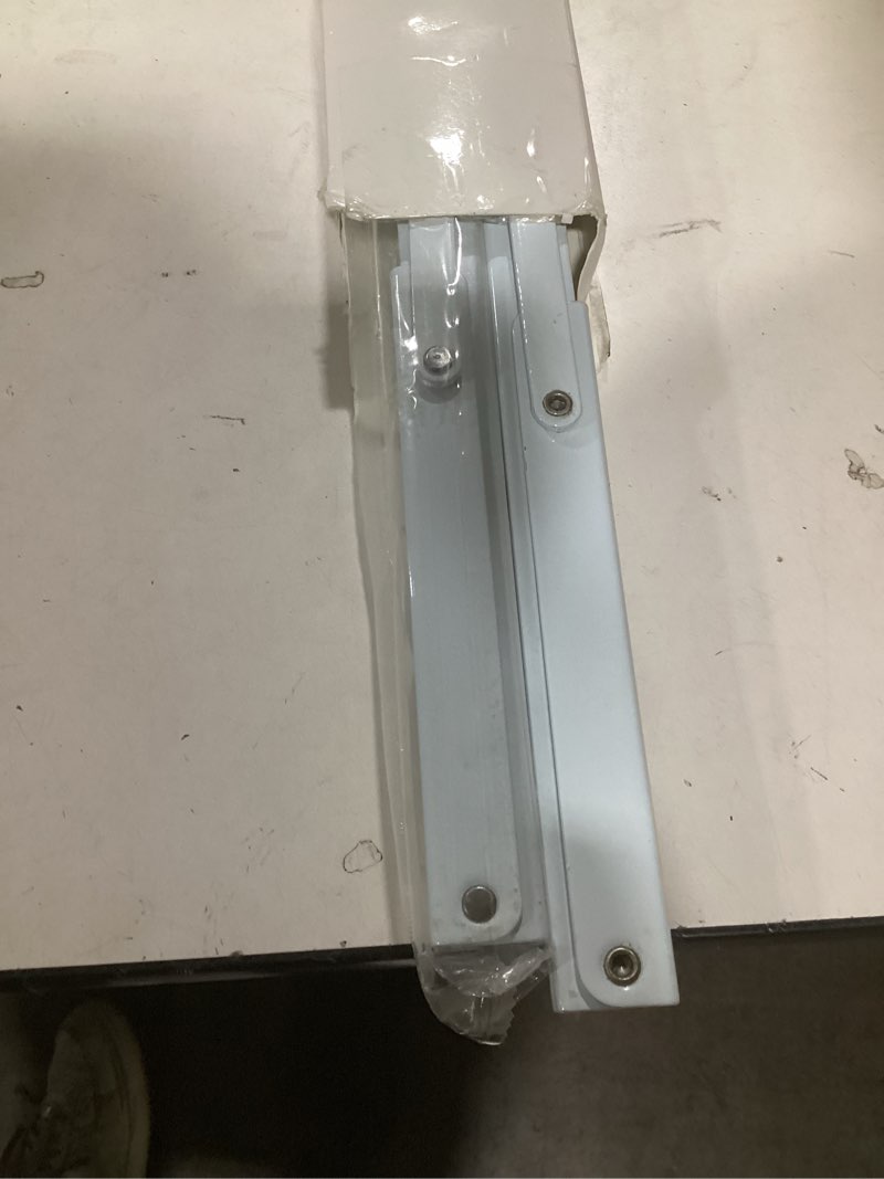 Condition photo showing Good Condition for clt 20" white folding shelf brackets max. load 550 lb, heavy duty diy wall mounted shelf bracket space saving for table work bench, pack of 2 white 20 inches
