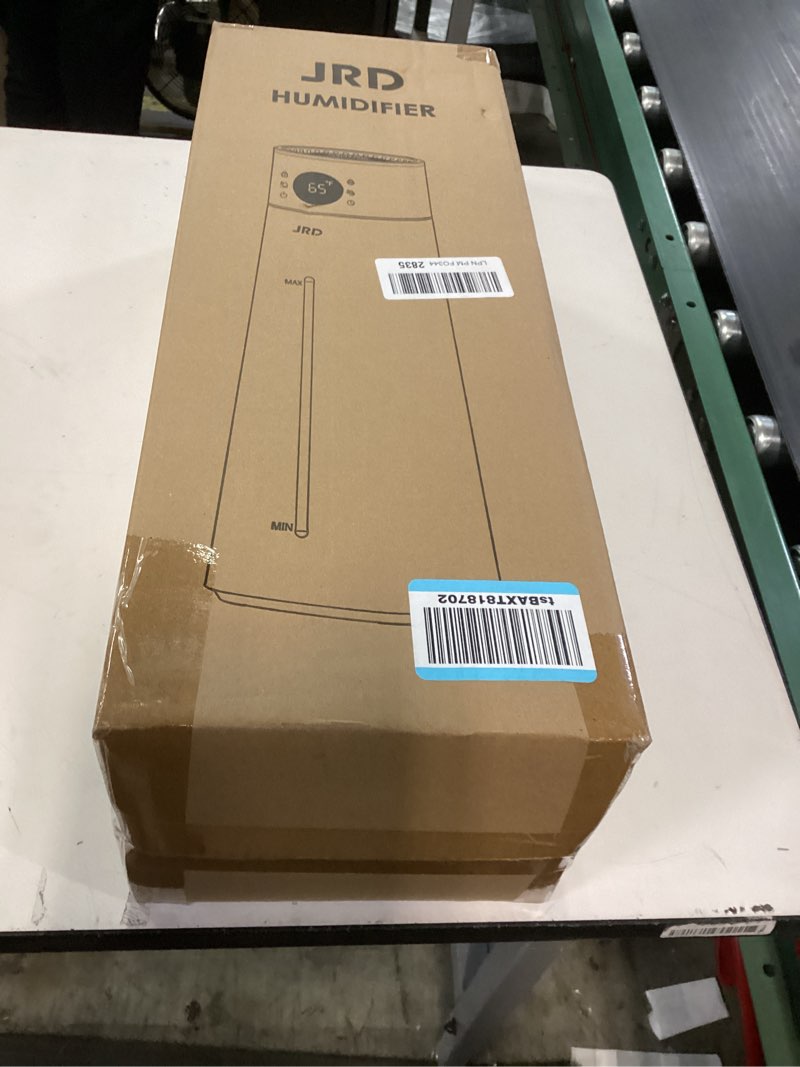 Condition photo showing Good Condition for JRD Humidifier Large Room 8L/ 2.1Gal, Ultrasonic Cool Mist for Bedroom, Quiet Humidifier with Remote Control, 10 Mist Modes, 24H Timer, Night Light, AI Mode, 40H Run for Home Office Baby Pets Plants