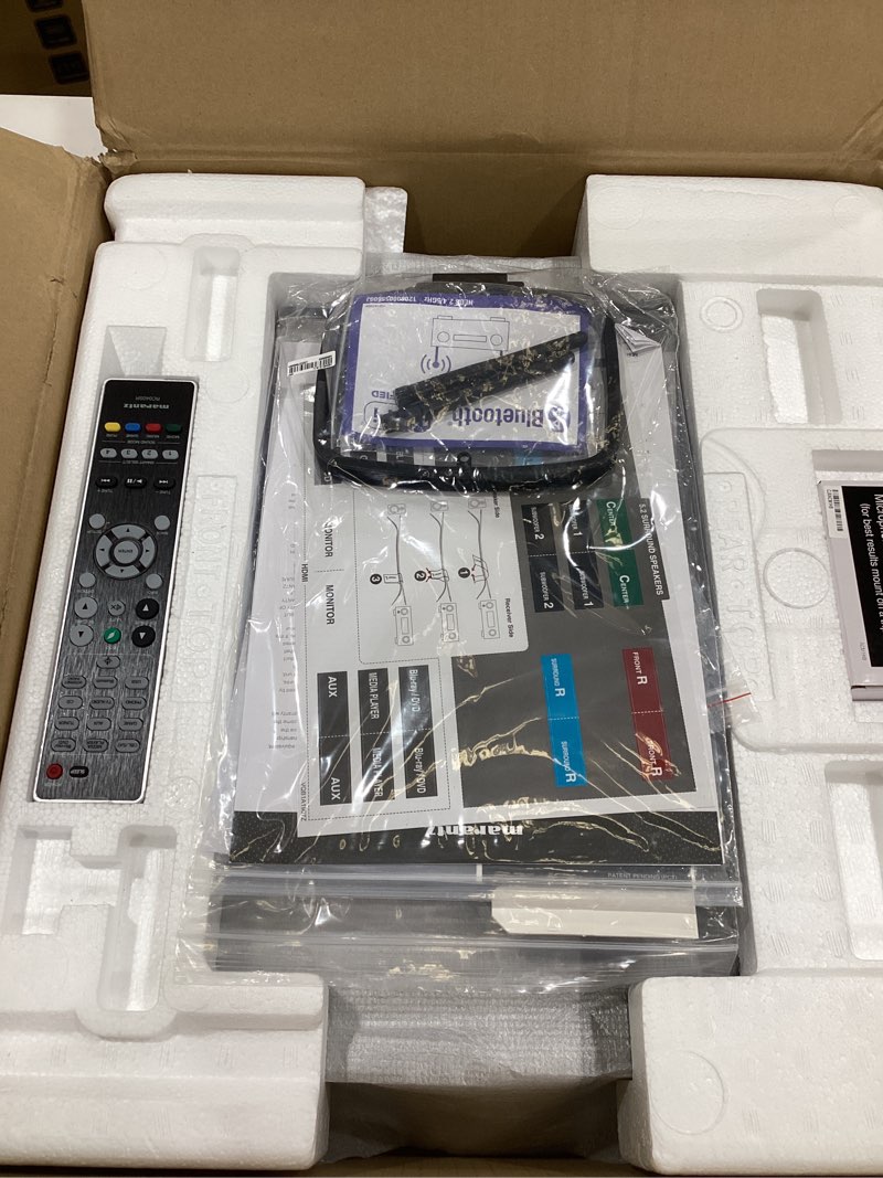 Condition photo showing As Is for Av surround reciever