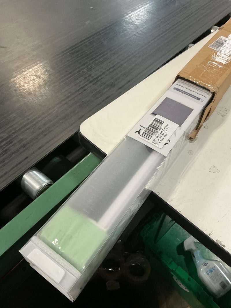 Condition photo showing Good Condition for Cordless Roller Shades Blackout Blinds for Windows Room Darkening Rolled Up Shades with Spring System, UV Protection Window Shades Door Blinds for Home and Office (53" W x 72" H, Grey) 53"W x 72"H Grey