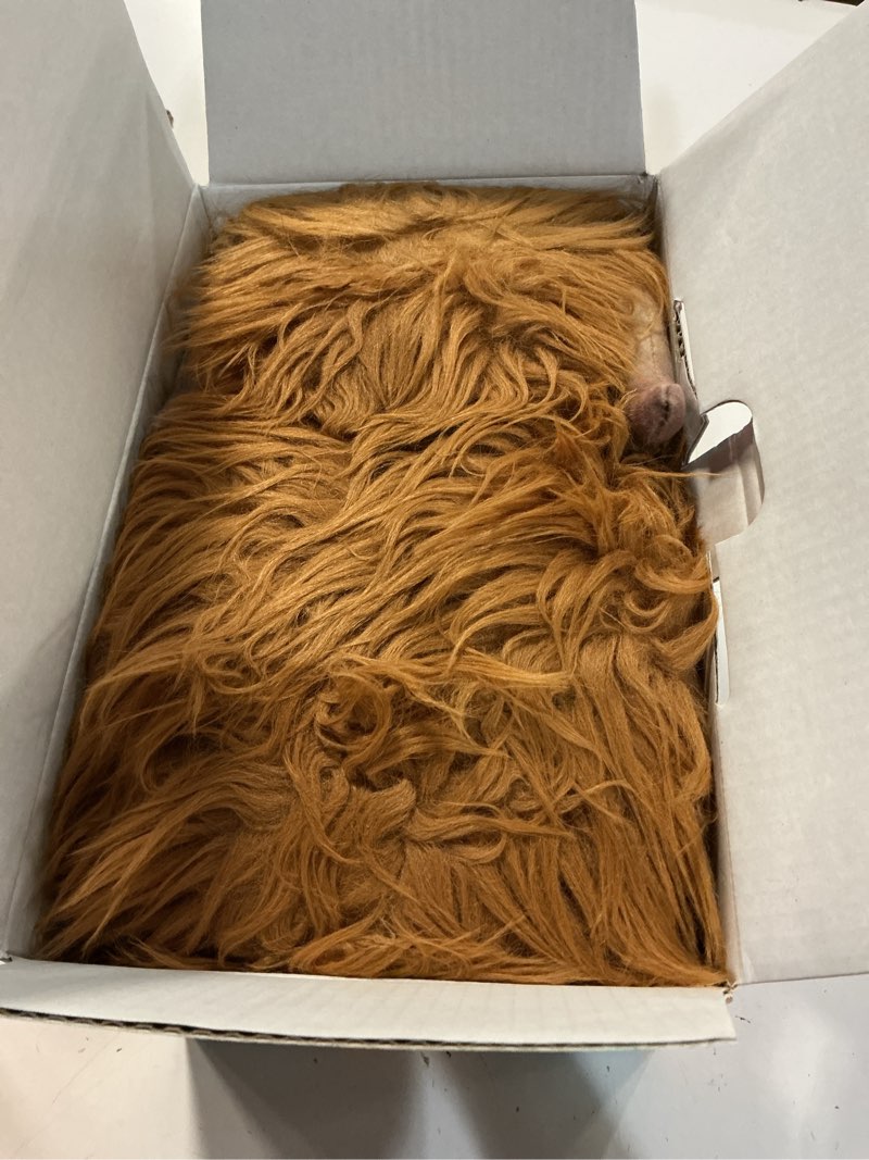Condition photo showing Good Condition for cuckool highland cow stuffed animals, adorable fluffy plush stuffed animal highland cattle, cute soft plushie highland cow toys for kids adults & children boys girls gifts, 15 inches highland cow-1