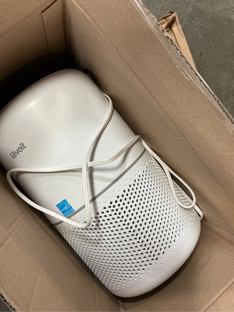 Condition photo showing As Is for LEVOIT Air Purifier for Home Allergens Pet Hair in Bedroom, Covers Up to 1073 ft² by 56W High Torque Motor, AHAM VERIFIDE, 3-in-1 Filter with HEPA Sleep Mode, Remove Dust Smoke Odor, Core300-P, White White Core 300-P 1Pack