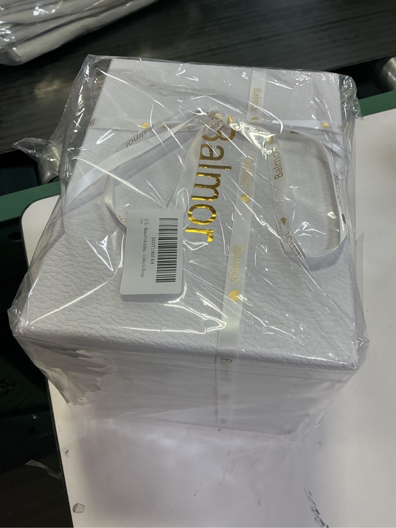 Condition photo showing New/Like New for Balmor Pink Ribbon Caring Glass Cup with Luxury Gift Box for Birthday Gift Housewarming Gift Handmade Crystal Glass Drinking Glasses for Mother's Day Valent Housewarming, Holiday, Christmas Gift,