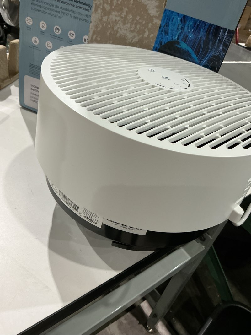 Condition photo showing Good Condition for blueair air purifiers for medium rooms, bedroom, kitchen, cleans 1,858 sqft in one hour, hepasilent smart air cleaner for home, pets, allergies, virus, dust, mold, smoke - blue pure 311i max