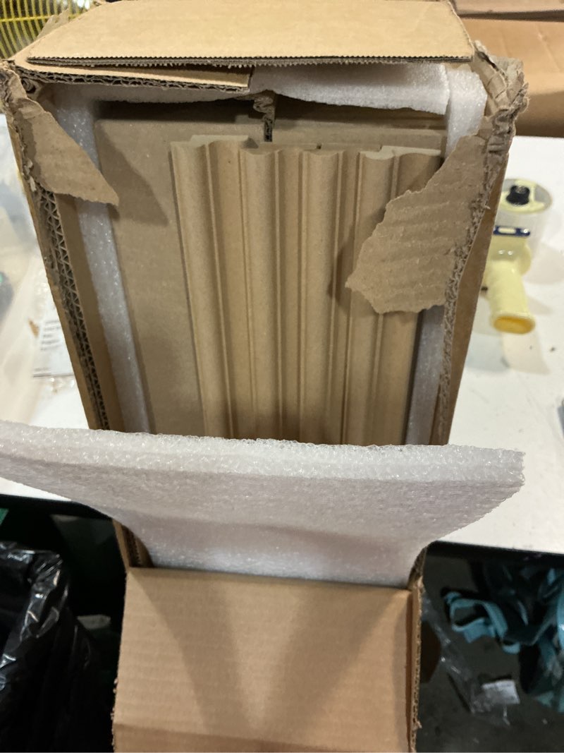 Condition photo showing As Is for mdf shaker-style wall paneling kit for diy lovers