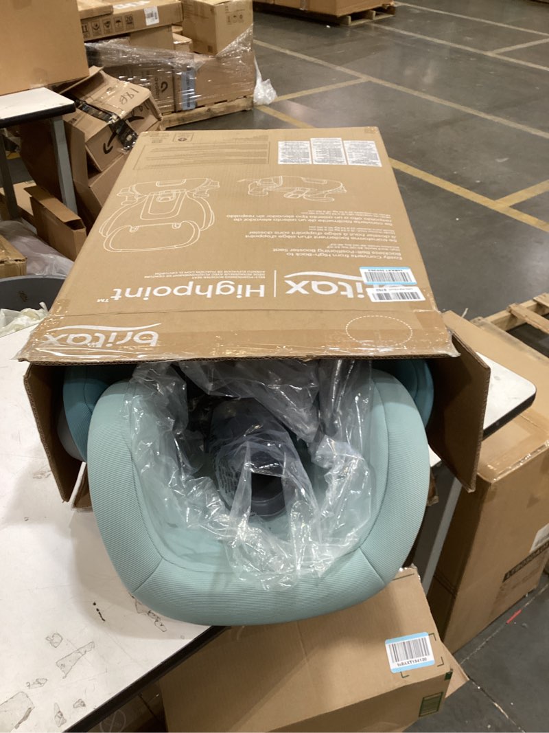 Condition photo showing Good Condition for the product shown in the image is a britax highpoint belt-positioning booster car seat.  