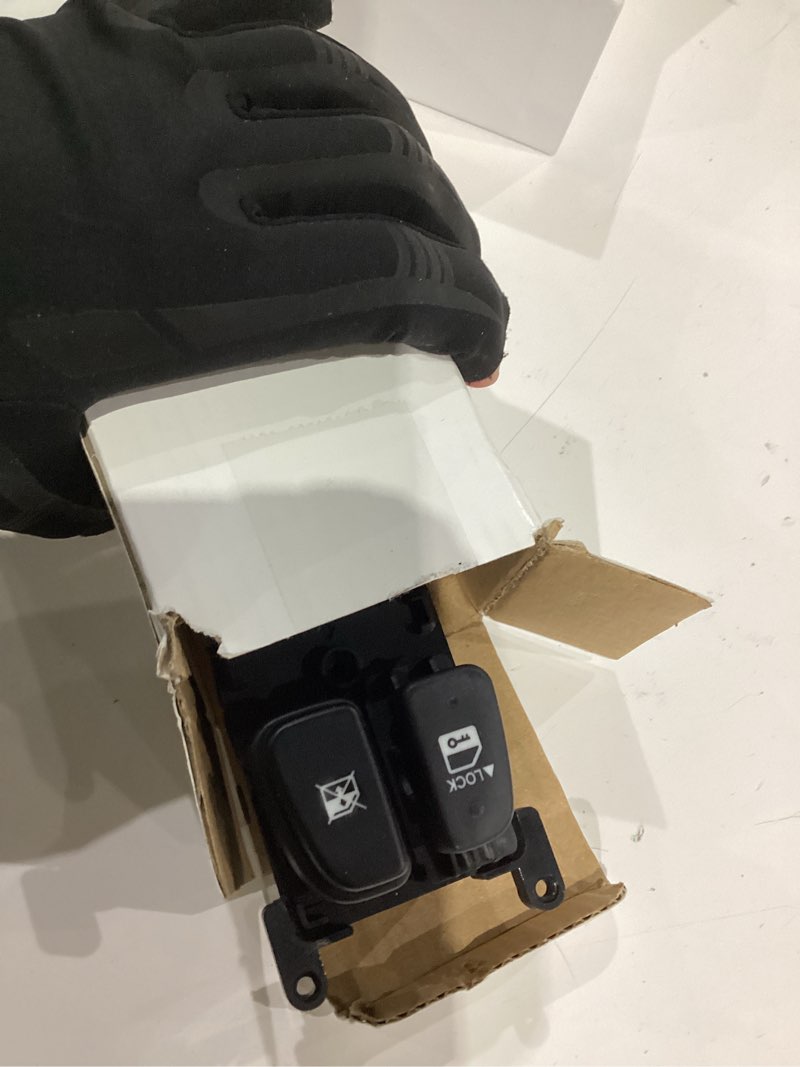 Condition photo showing Good Condition for power window switch for hyundai sonata 2008 2009 2010 master window control button driver side with door lock switch, sonata window lifting 935703k600, dws863, 901911, 1s15803(black) 2008-2010 sonata black