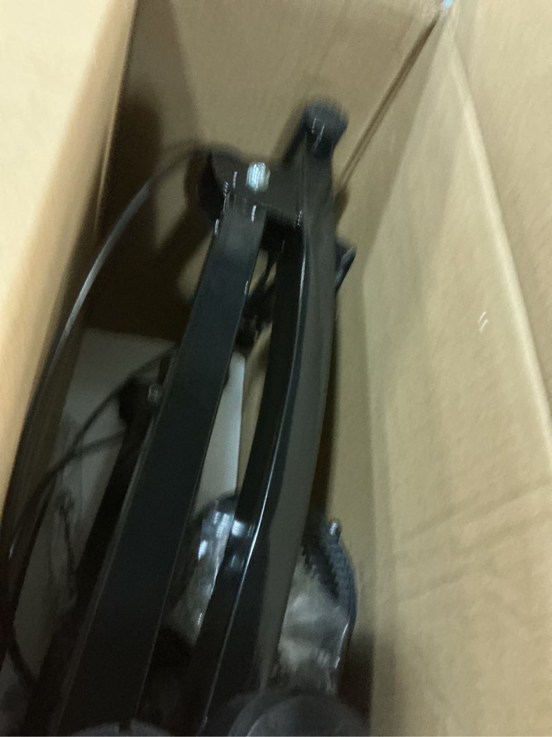 Condition photo showing New/Like New for sportneer bike trainer - magnetic stationary bike stand for 26-28" & 700c wheels - adjustable 6 level resistance bike trainer stand for indoor riding with quick release lever & front wheel riser block black