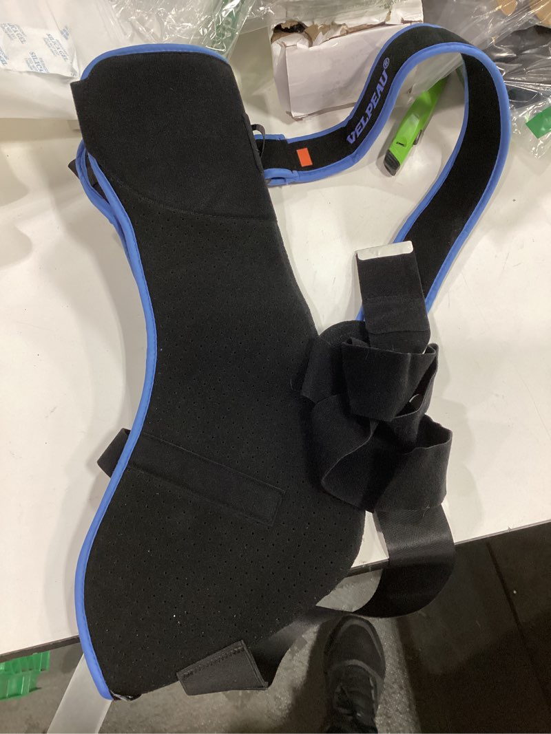 Condition photo showing As Is for Velpeau Arm Sling Shoulder Immobilizer for Women and Men, fit Left or Right Arm - Rotator Cuff Support Brace - Medical Sling for Shoulder, Clavicle, Elbow Injury (Comfort type, Large: Bust 33.5?-41?) Large (Pack of 1) Comfort Version