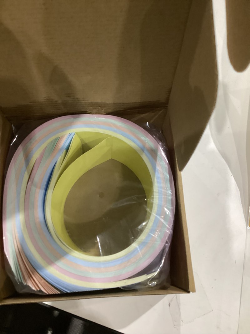 Condition photo showing New/Like New for Juvale Colored Sentence Strips - 100 Count, 3 x 24 in, 5 Pastel Colors - Lined Paper Strips for Teacher Supplies & Classroom Organization