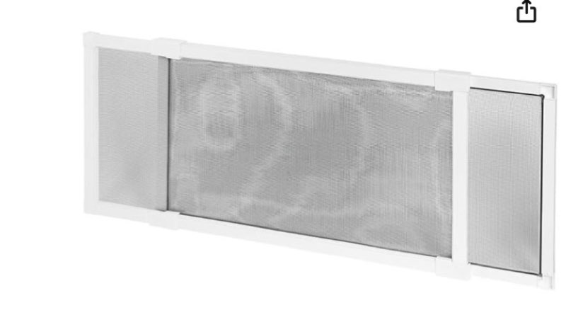 prime-line mp16615 window screen, 20-1/8 to 37-3/16 in. (adjustable width) x 10-3/16 in. (single pack)