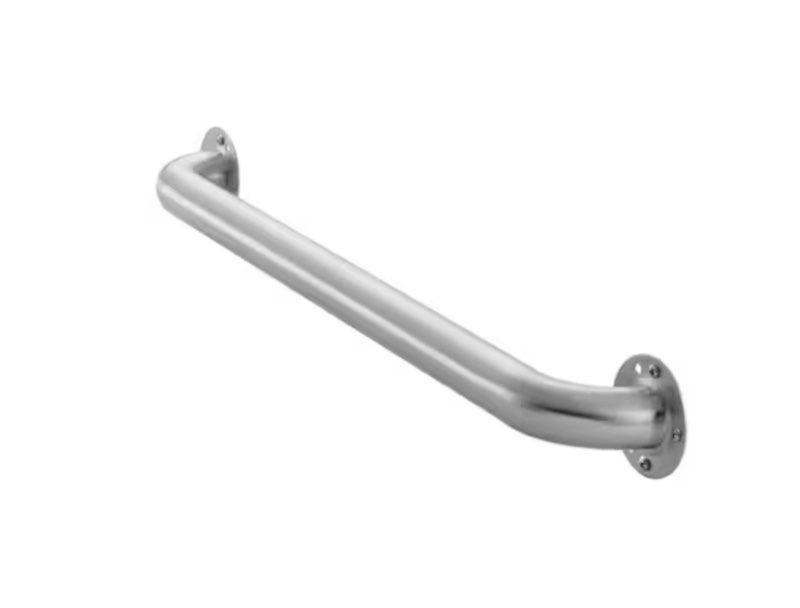 project source exposed screw 24-in stainless steel wall-mount ada compliant grab bar