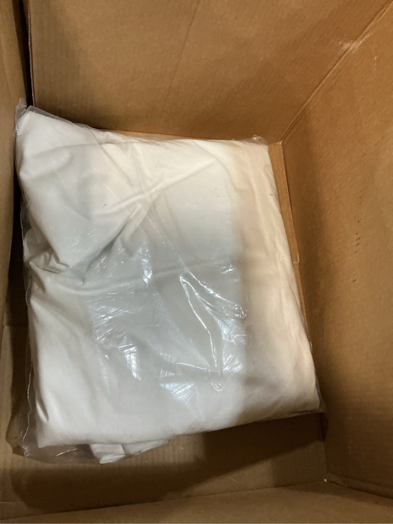 Condition photo showing As Is for HPD Half Price Drapes Velvet Blackout Curtains/Drapes - 84 Inches Long 1 Panel Blackout Curtain Signature Pleated for Living Room & Bedroom - 25W X 84L, Primary White Primary White 25"W x 84"L (Pack of 1)