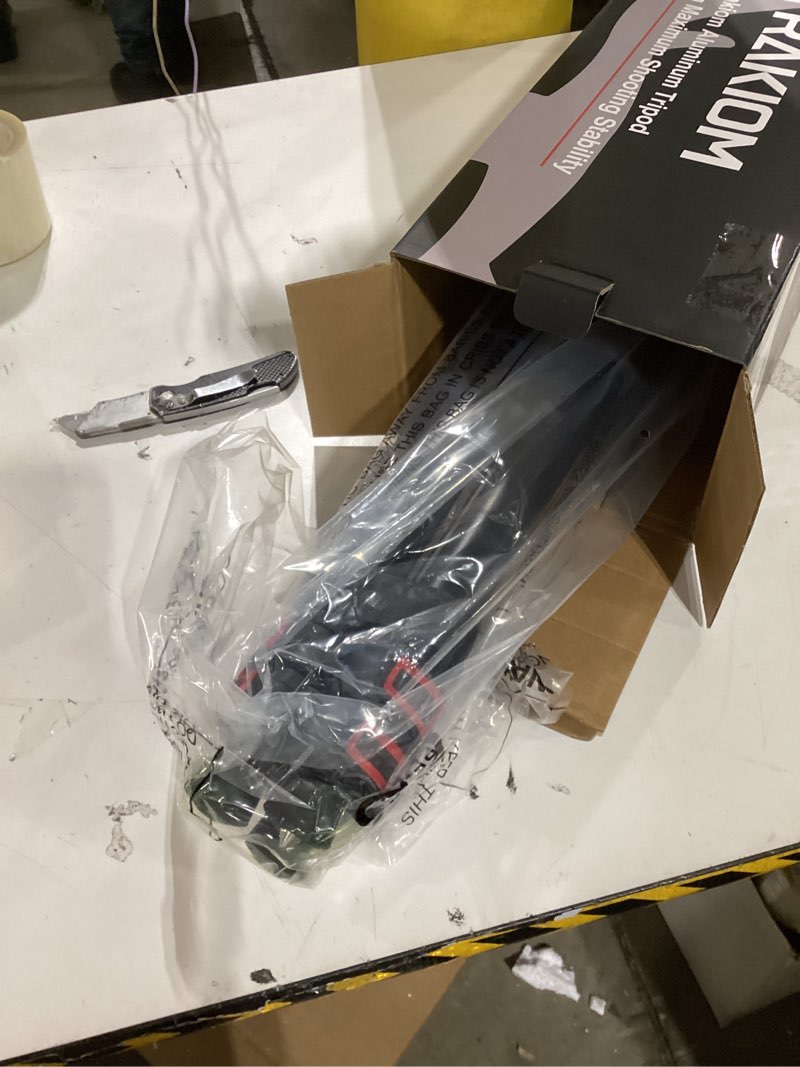 Condition photo showing Good Condition for Clamping Tripod Rest with Sturdy Aluminum Frame, Lightweight, Provides Stability, Adjustable Legs, and Hands-Free Operation for Outdoors