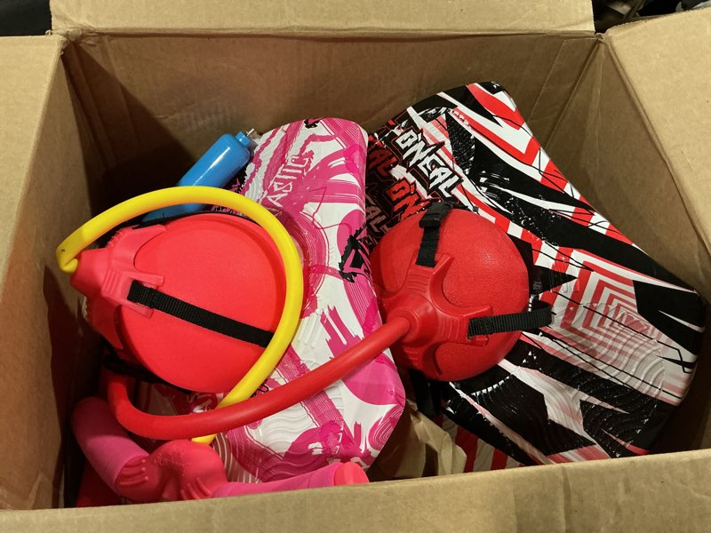 Condition photo showing Good Condition for layhit 2 pcs pogo jumper with handle for kids pump pogo ball stick jumper balance bounce ball with pump and strong grip for adults teen indoor outdoor red and pink exquisite