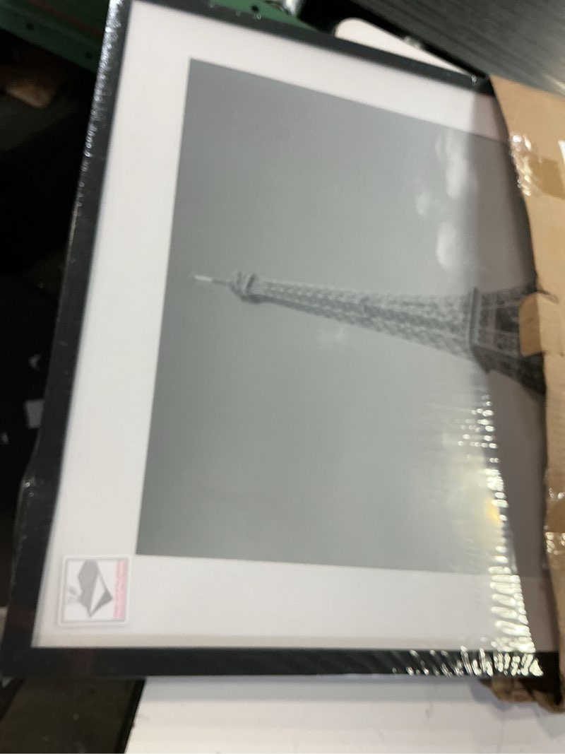 Condition photo showing Good Condition for upsimples 20x24 picture frame, display pictures 16x20 with mat or 20 x 24 without, wall hanging poster frames, black, 1 pack black 20x24