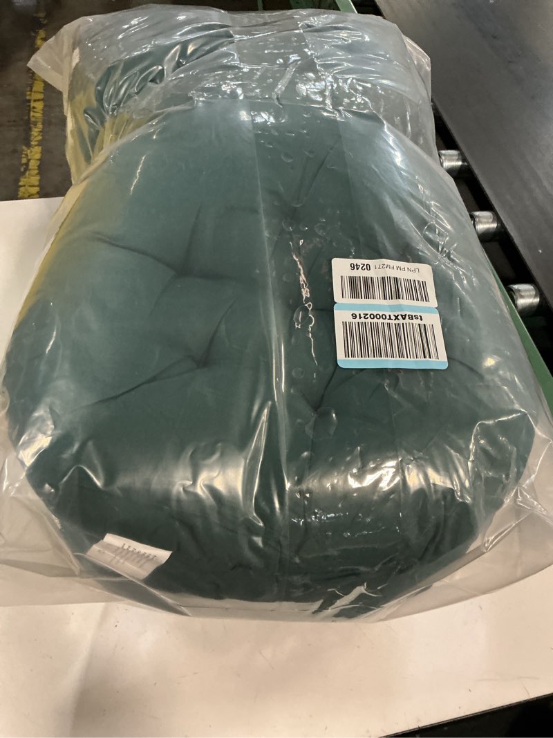 Condition photo showing Good Condition for fumete 12 pcs floor pillows cushions seating 16 x 16 inches color round seat reading floor chair cushions for kids adults classroom home school playing supplies(peacock blue)