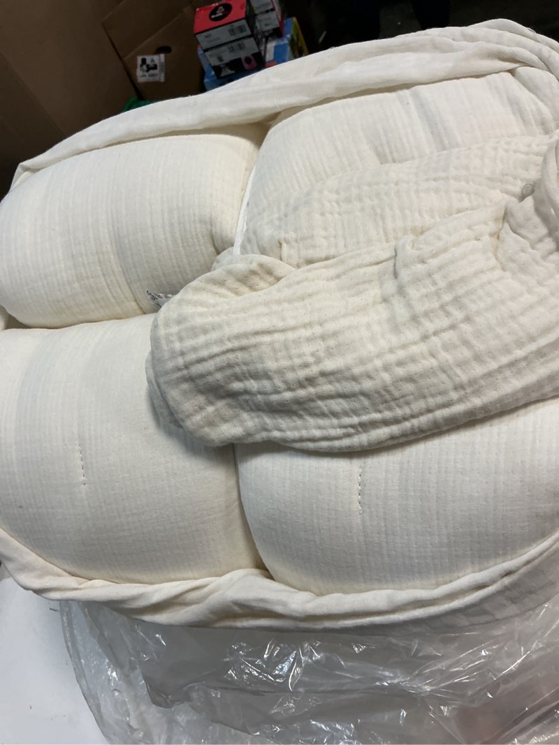 Condition photo showing Good Condition for quince organic cotton gauze duvet cover set, king/cal king, undyede