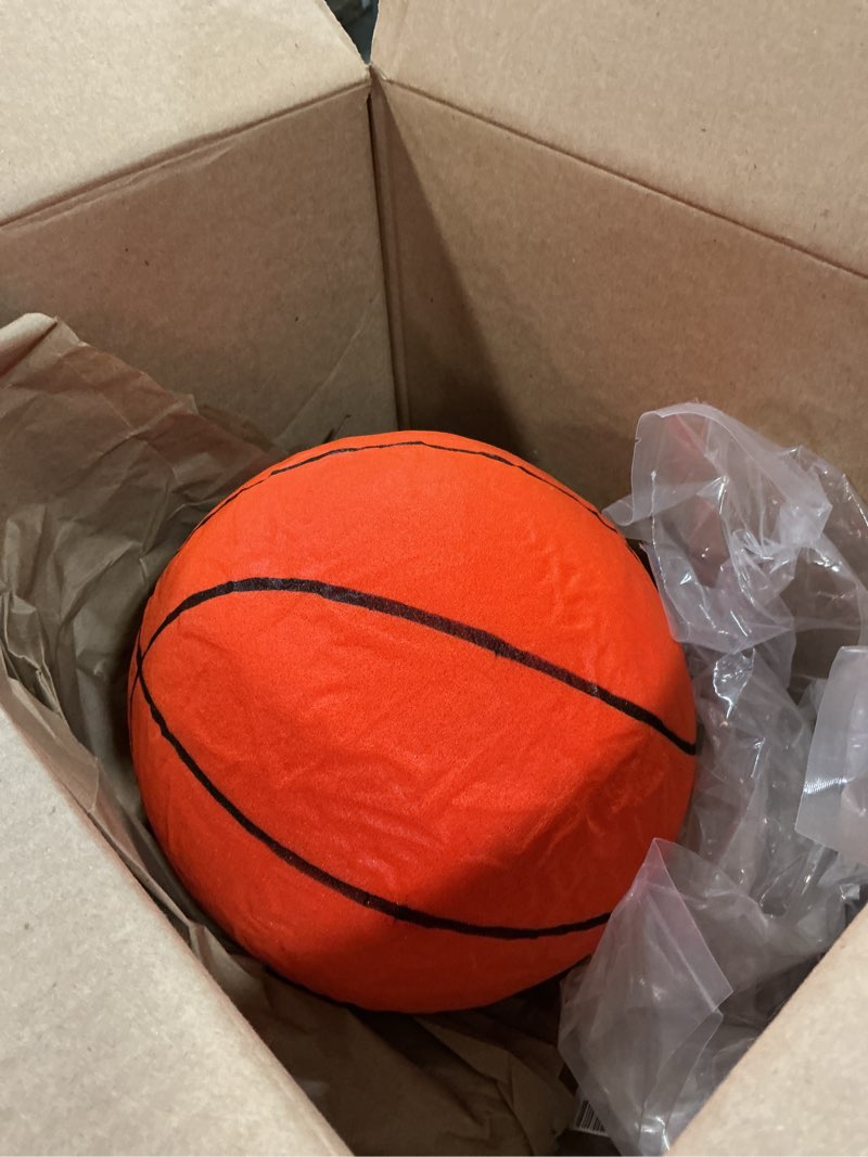 Condition photo showing As Is for Silent Basketball, Upgrade Foam Basketball Indoor Training Ball, No Noise Basketballs Training Ball, Real Feel Higher Bounce Quieter for Quiet Dribbling and Indoor Training - Size 7 (29.5'')