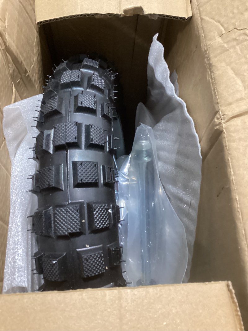 Condition photo showing Good Condition for fvrito rear wheel assembly replacement for razor mx500 mx650 sx500 mini dirt rocket bike 2.50-10 2.50x10 tire tube rim chain sprocket axle brake rotor parts