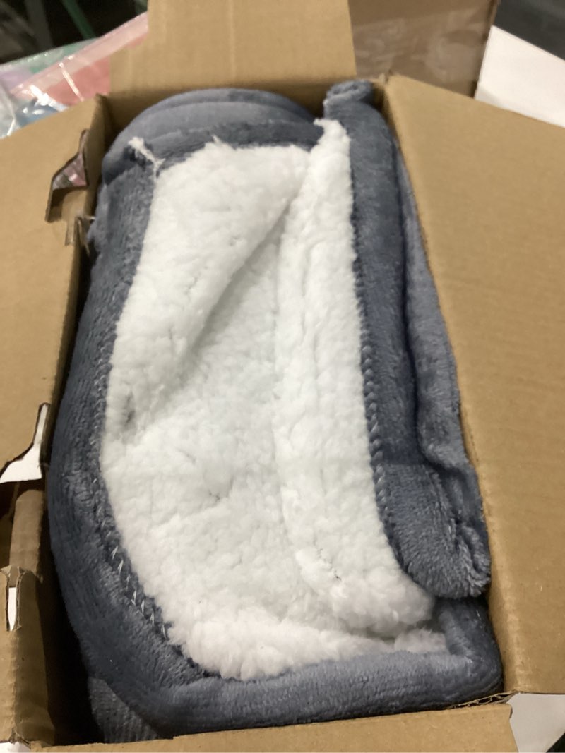 Condition photo showing Good Condition for Homemate Heated Blanket Electric Throw - 50"x60" Heating Blanket Throw 1/2/4/6/8 Hours Auto-Off 10 Heat Level Over-Heat Protection Flannel Sherpa ETL Certification 01 - Light Grey 50 Inch x 60 Inch