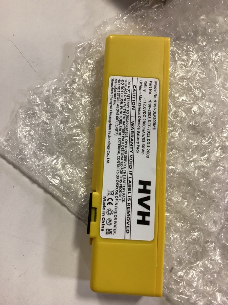 Condition photo showing Good Condition for hvh 2800mah battery replacement for dbp-2003, dcf-2013, ddu-2000, lifeline, lifeline pro, lifeline view