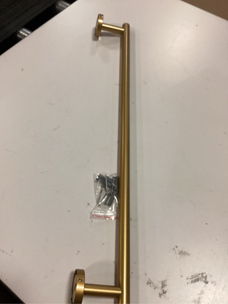 Condition photo showing Good Condition for GERZWY 24-Inch Bathroom Towel Bar Gold Stainless Steel Modern Round Style Bath Hand Towel Rack Wall Mount AG1101C60-BE