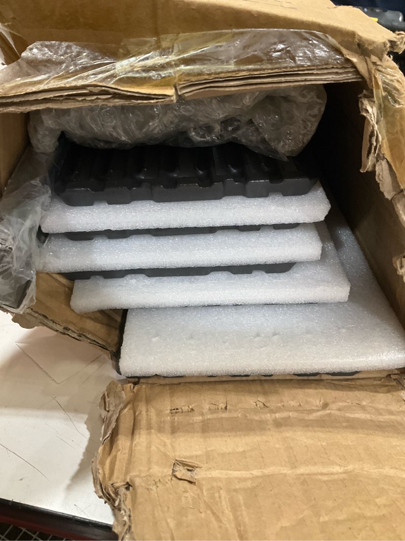 Condition photo showing As Is for hiorucet grill parts for broil king 9561-54, 9561-57, 9561-64, 9561-67, imperial xls, regal 420, regal 440, regal 490, grill grates, heat plates, burner tubes, cross-over burner for broil king parts heat plate×4+burner×4+gratex5+crossover burnerx1