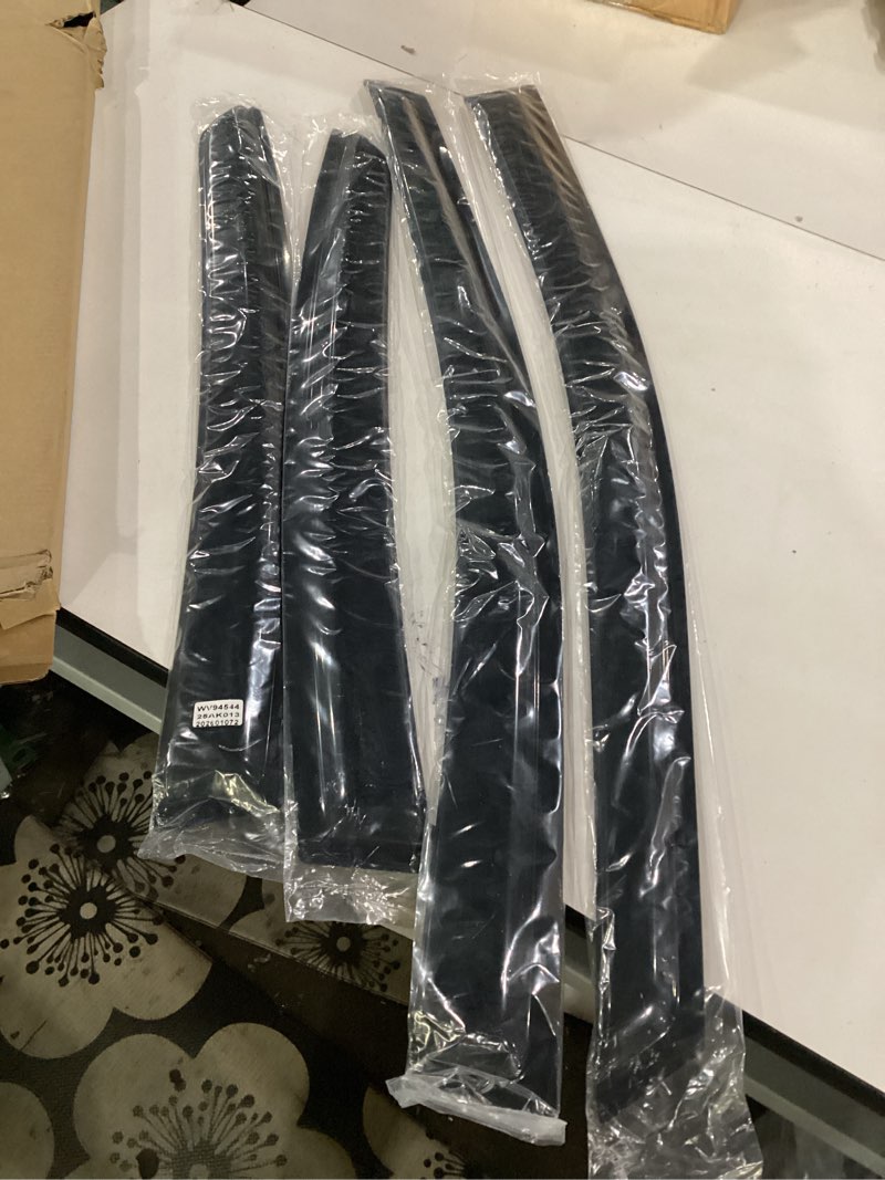 Condition photo showing Good Condition for lightronic extra durable outside-mount auto vent window visor, fits 2014-2018 kia forte sedan (excludes hatchback), uv protection rain guard, original wind deflector, no-drilling, dark smoke, 4-pcs