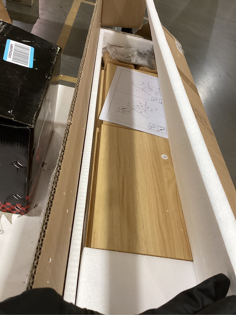 Condition photo showing Good Condition for LEYAOYAO Wooden 7 Cube Book Shelf, Natural 3 Tier Bookshelf with Legs, Modern Open Storage Organizer,Boho Bookcase,Display Cabinet Shelf Free Standing Bookshelves for Bedroom,Living Room,Office 7 Cube Natural