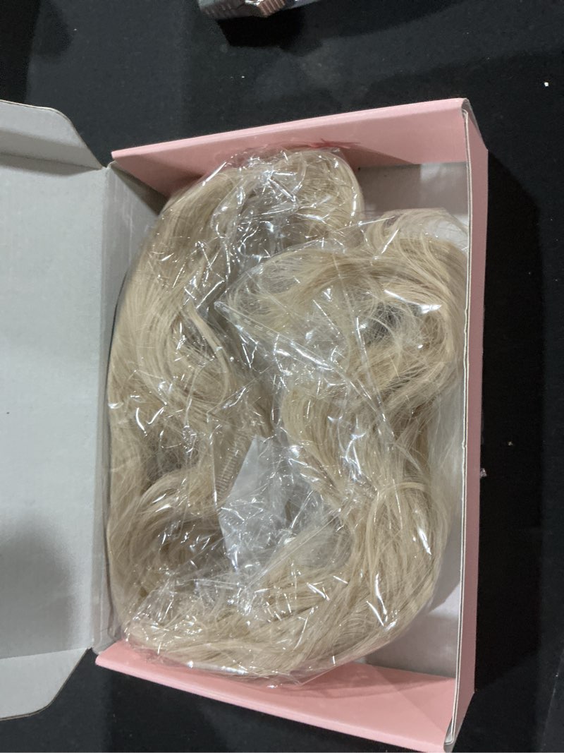 flufymooz ponytail extension, flexible wrap around ponytail extension long wavy curly ponytail hair 