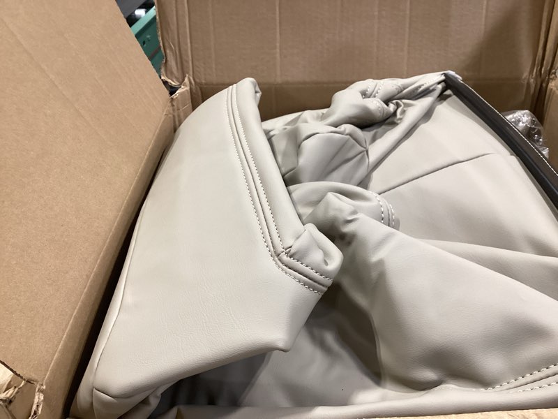 Condition photo showing Good Condition for priprilod leather 522 or 52i light tan driver and passenger bottom & top lean back replacement seat cover compatible with chevy avalanche tahoe suburban gmc yukon xl 2003 2004 2005 2006