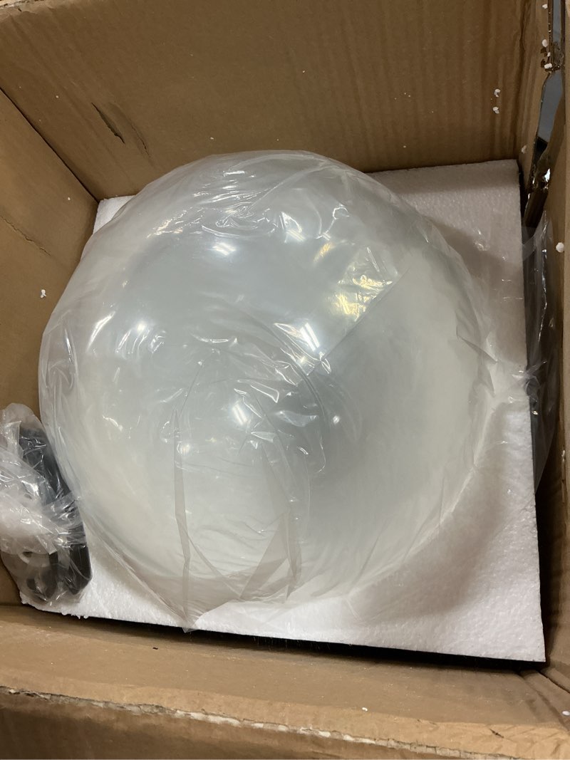 Condition photo showing New/Like New for e27 industrial clear glass globe shade pendant lighting modern kitchen loft hanging light-1 lamp (30cm)